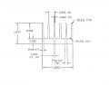 1.813" Wide Extruded Aluminum Heatsink