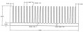 10.080" Wide Extruded Aluminum Heatsink